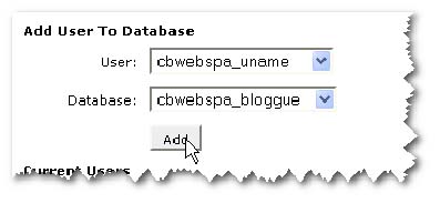 Add user to database