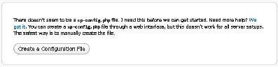 Create Configuration File
