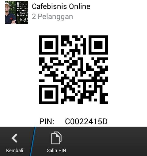 Cafebisnis Blackberry Channel QR Code