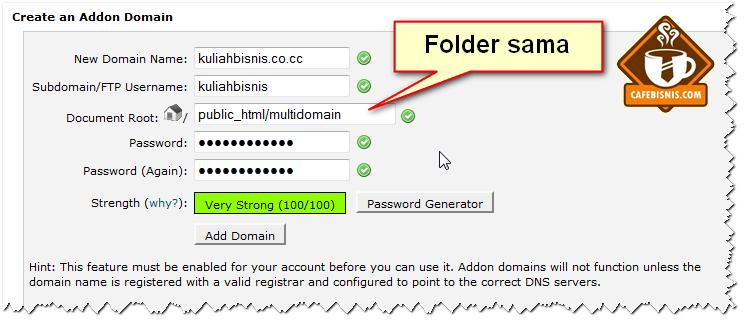 Menambah Domain Baru